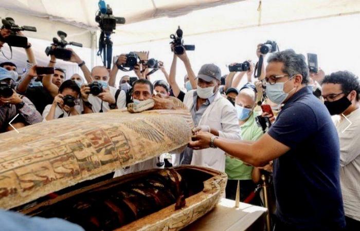 بالصور .. مصر تكتشف 59 تابوتاً فرعونياً عمرها 2600 سنة
