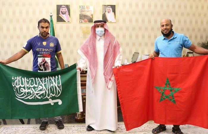 الرحالتان "السعودي والمغربي" يغادران الطائف ويستكملان رحلتيهما باتجاه الرياض.. و"الميموني" التقاهما