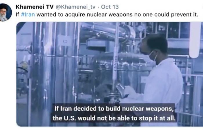 أمريكا ترد على "خامنئي" وصورته: لن نسمح لكم بامتلاك "النووي".. سنفعل