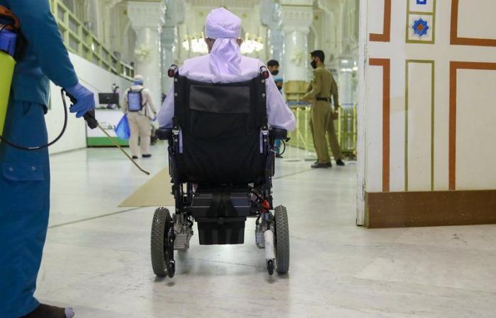 شاهد.. مصلى ومداخل لذوي الإعاقة بالمسجد الحرام تزامن عودة العمرة