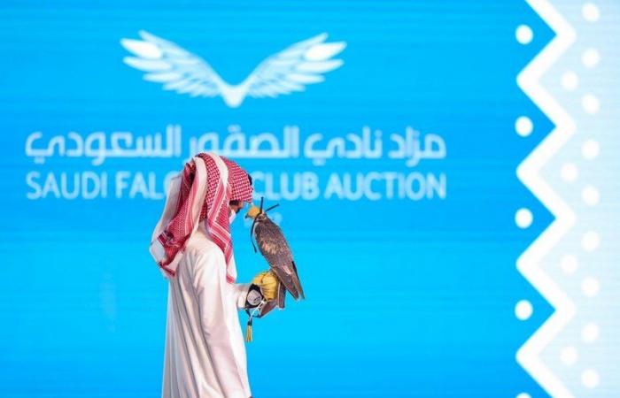 237 ألف ريال حصيلة اليوم الـ 15 لمزاد نادي الصقور السعودي