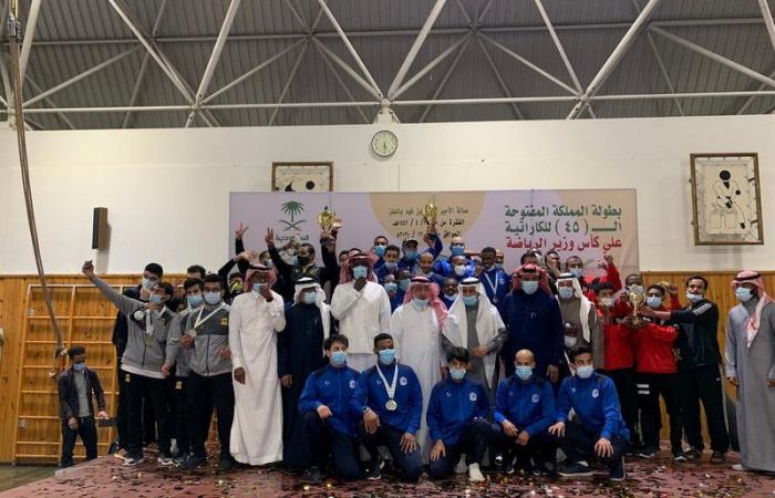 الهلال بطل بطولة المملكة المفتوحة الـ 45 على كأس وزير الرياضة للكاراتيه