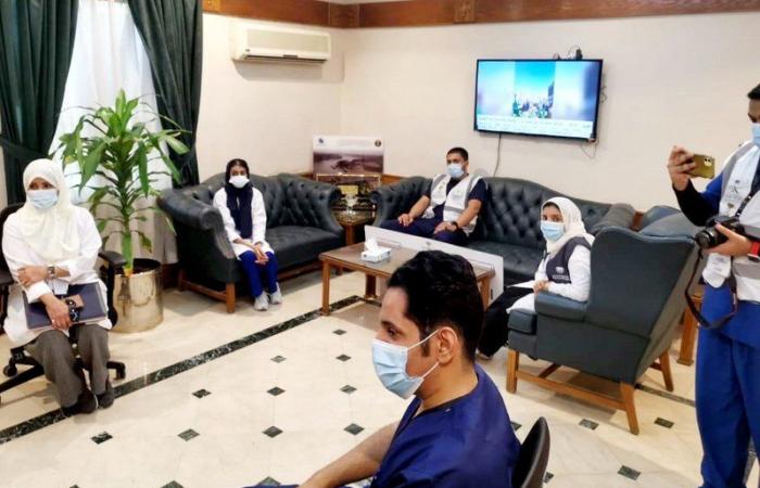 فريق توعوي صحي يزور فرع وزارة البيئة بمنطقة مكة