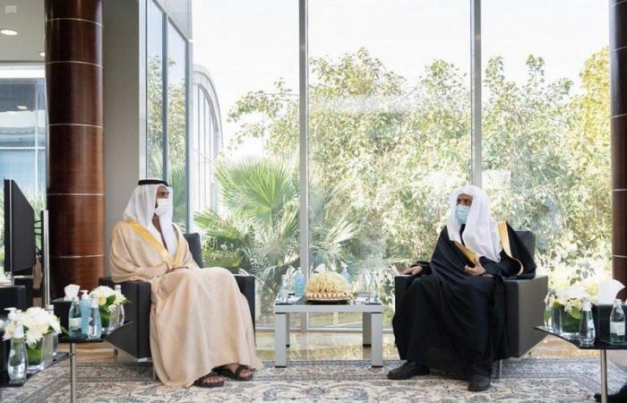 أمين رابطة العالم الإسلامي يستقبل سفير الإمارات لدى المملكة