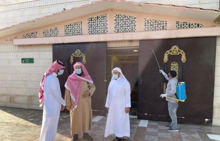 8 حالات كورونا بين المصلين تتسبب في إغلاق مؤقت لـ 8 مساجد في 5 مناطق