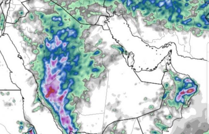 "الحربي": 9 مناطق تواعد الأمطار والسيول خلال عطلة نهاية الأسبوع