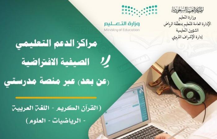 "تعليم الرياض" يعتمد افتتاح 48 مركزًا للدعم التعليمي الصيفي