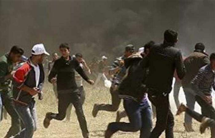 مواجهات بين جيش الاحتلال الإسرائيلي وفلسطينيين على حدود غزة