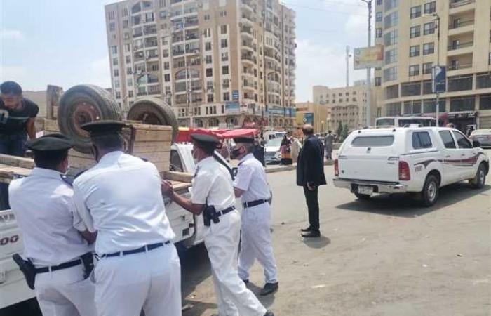 حمله موسعه لرفع الإشغالات بمدينة كفر الشيخ (صور)