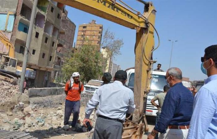 محافظ القليوبية يتابع إزالة المباني المتعارضة مع «الدائري» وتطوير محيط قصر محمد على (صور)