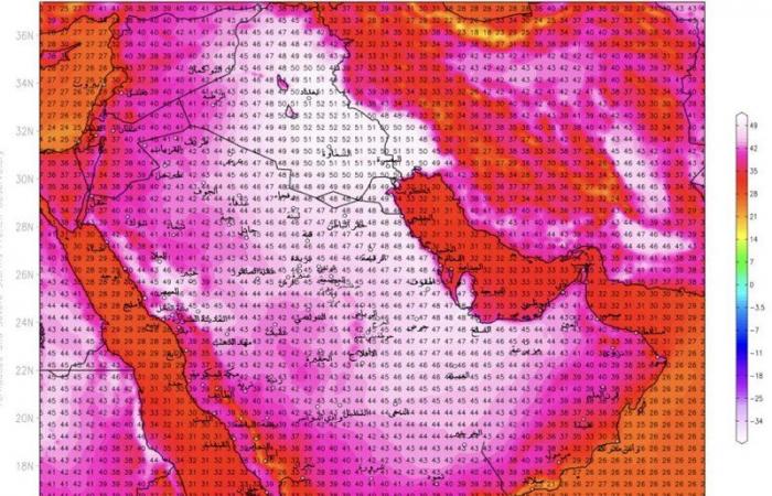 الأشد حتى الآن.. الحصيني يتوقع كتلة حارة ثالثة تبدأ من اليوم