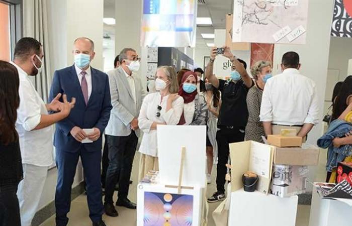 افتتاح معرض مشروعات تخرج طلاب العلوم التطبيقية والفنون بالجامعة الألمانية بالقاهرة