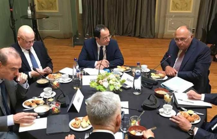 شكري يبحث في إفطار عمل مع وزراء خارجية الاتحاد الأوروبي قضيتي سد النهضة وليبيا
