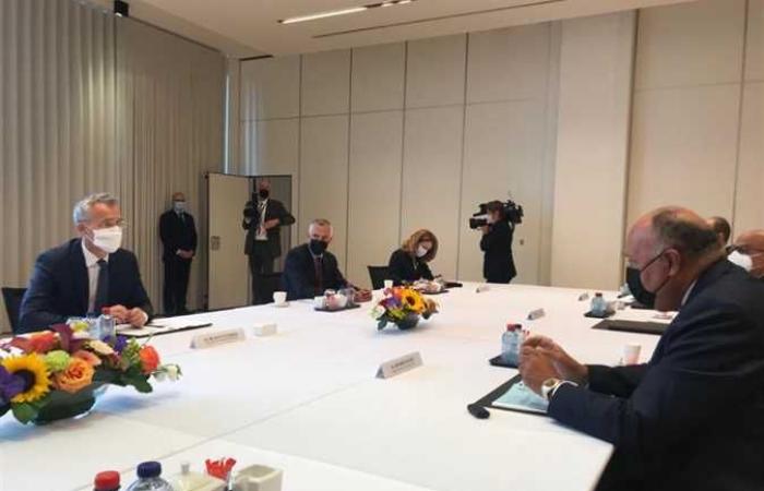 وزير الخارجية يلتقي بسكرتير عام حلف الناتو