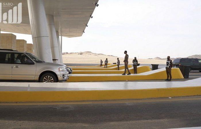 "سبق" ترصد جهود القوات الخاصة لأمن الطرق بالضبط الأمني النموذجي بالشميسي