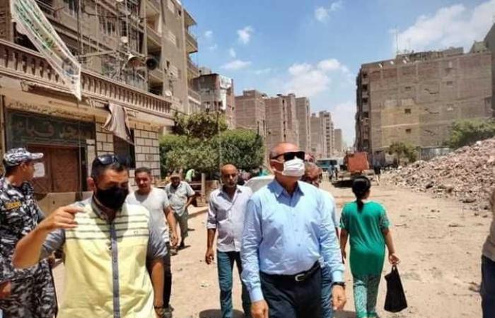 محافظ القاهرة يتابع إزالة تعارضات محور عدلي منصور (صور)