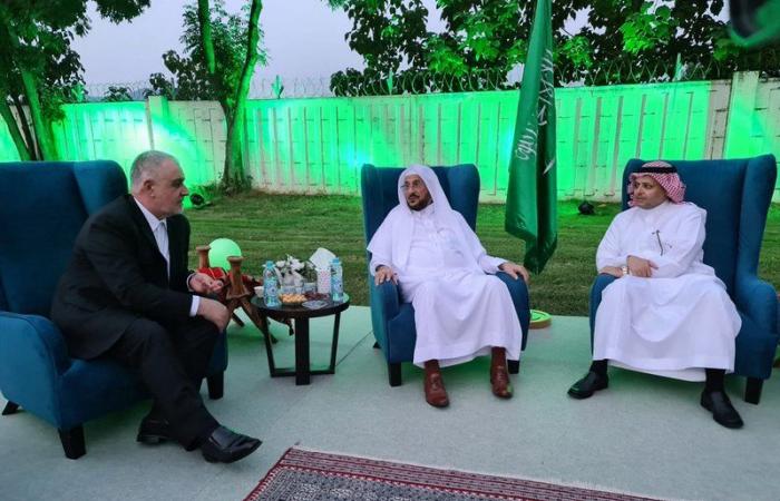 سفير خادم الحرمين بالبوسنة والهرسك يحتفي بوزير الشؤون الإسلامية