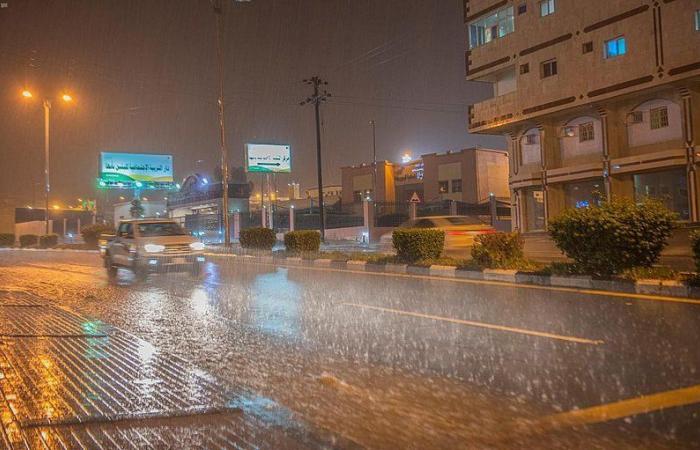 "الوطني للأرصاد": أمطار رعدية على عسير وتدنٍ للرؤية