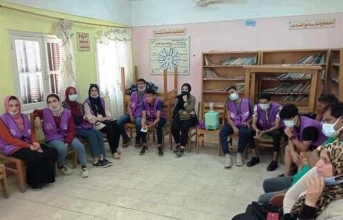 دورة حماية مدنية لأعضاء أندية التطوع بمركز شباب كفر صقر بالشرقية