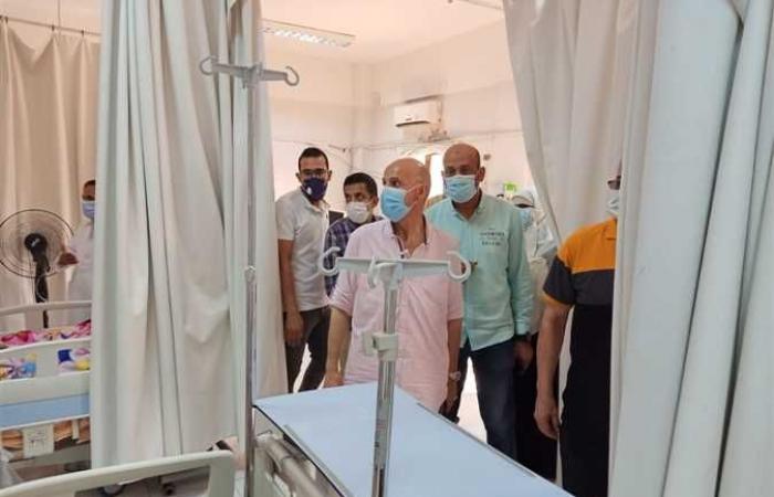 وكيل «صحة الشرقية» يجازي طبيب وممرضة ومشرفي التغذية بمستشفى الحسينية