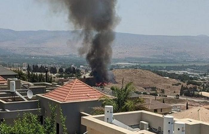 الاحتلال يقصف جنوب لبنان بعد سقوط صاروخين على مستوطنة