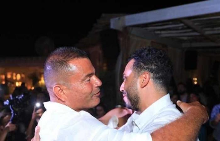 عمرو دياب ولبلبة ومحمد فراج أبرز الحضور في حفل زفاف نيللي كريم (صور)