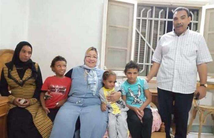 إنفاذ أم وثلاث من أطفالها ببني سويف وإيداعهم بمركز استضافة المرأة