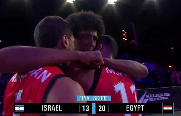 مصر تقهر إسرائيل .. الفراعنة يهزمون الخصم في بطولة العالم لكرة السلة الثلاثية