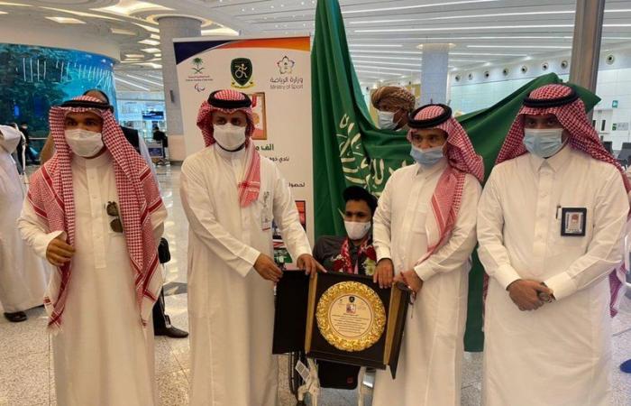 "القرشي" لاعب جدة لذوي الإعاقة يهدي إنجازه العالمي للشعب السعودي