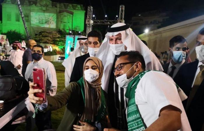 السفارة السعودية بالقاهرة تحتفل باليوم الوطني 91 بمشاركة المواطنين.. و"سبق" ترصد