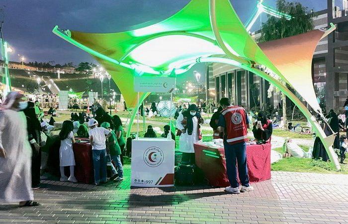 "هلال الباحة" يحتفل باليوم الوطني بتواجد الفرق الإسعافية بمواقع الاحتفالات