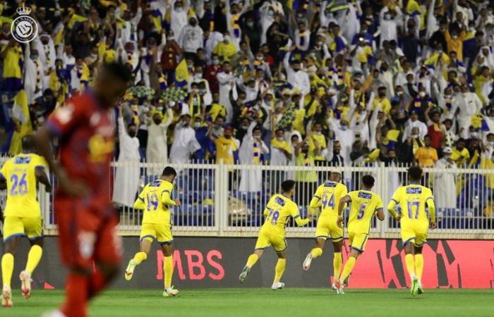 أبها أكمل المباراة بـ 9 لاعبين.. النصر يضرب بالثلاثة ويقفز للمركز الثالث