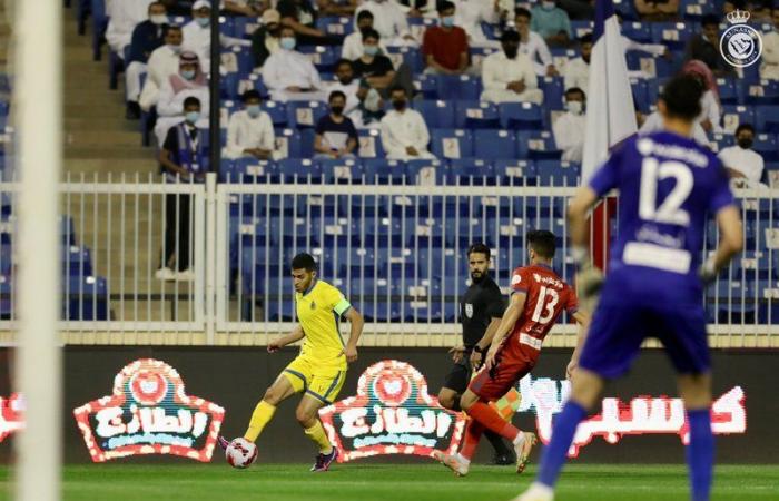 أبها أكمل المباراة بـ 9 لاعبين.. النصر يضرب بالثلاثة ويقفز للمركز الثالث