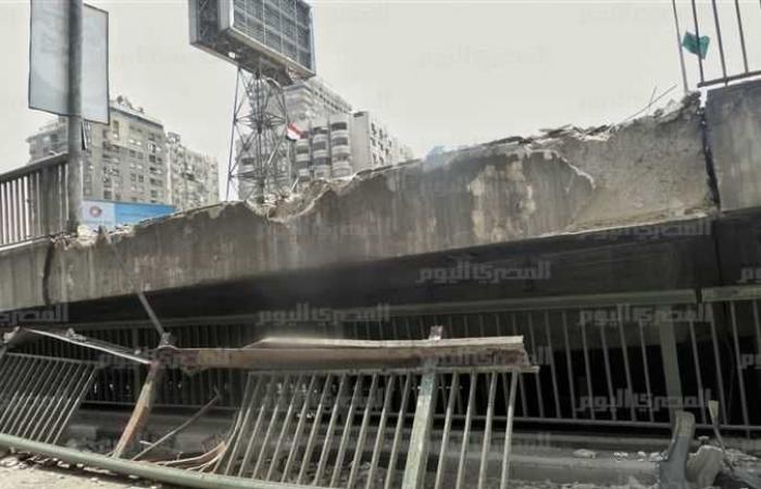 مصرع شخص وإصابة 3 في انهيار جزئي لكوبري تحت الإنشاء غرب الإسكندرية