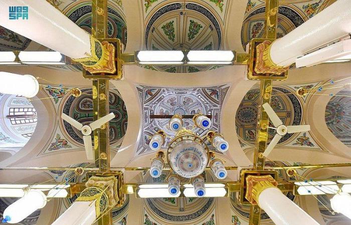 170 قبة تشكّل أحد أبرز مكوّنات الهندسة المعمارية للمسجد النبوي