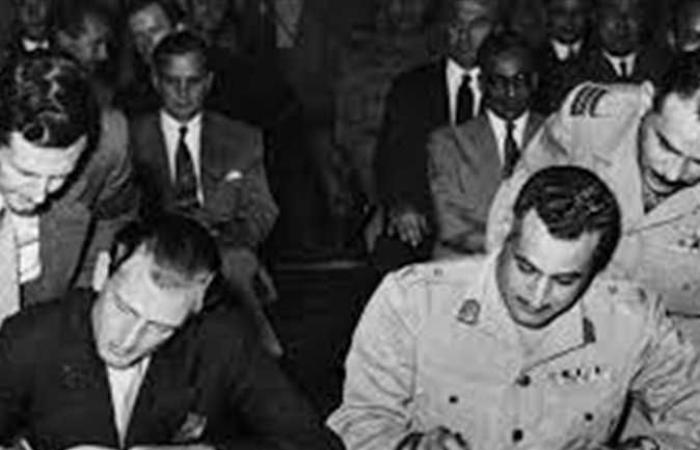 «زي النهارده».. توقيع اتفاقية الجلاء بين مصر وإنجلترا 19 أكتوبر 1954