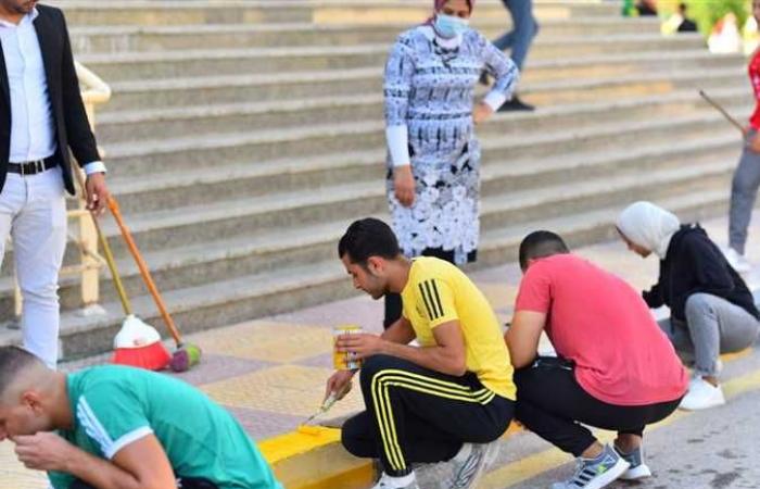 طلاب التربية الرياضية بكفر الشيخ يشاركون في الأسبوع البيئي