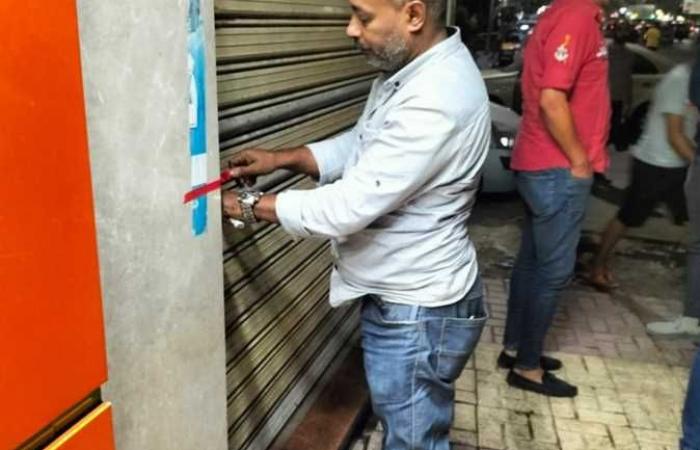 ضبط 1179 حالة إشغال من المقاهي وتحرير 1348 محضر متنوع وغلق 83 محل مخالف بالإسكندرية