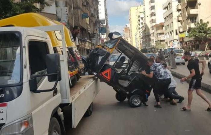 مصرع طفلة وإصابة 5 أخرين في حادثي سير منفصلين ببني سويف