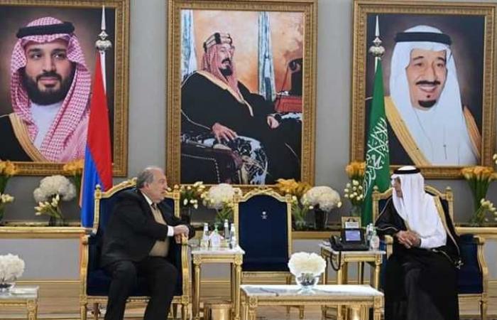 زيارة تاريخية هى الأولى من نوعها: رئيس أرمينيا يزور السعودية