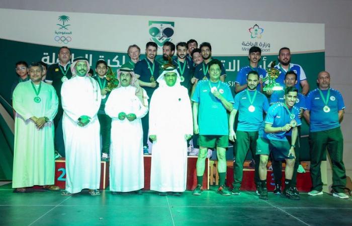 الاتحاد جاء ثانيًا.. الأهلي بطلًا لكأس الاتحاد السعودي لكرة الطاولة
