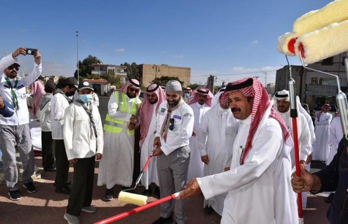 محافظ النماص يدشِّن مبادرة السعودية الخضراء وتحسين المشهد الحضري