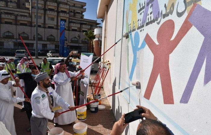 محافظ النماص يدشِّن مبادرة السعودية الخضراء وتحسين المشهد الحضري