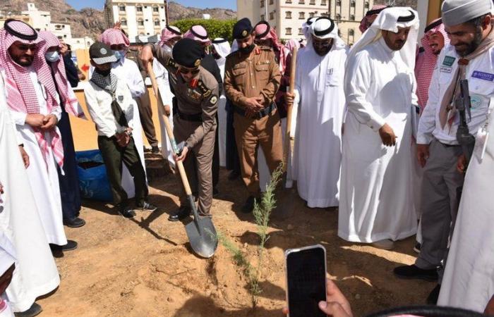 محافظ النماص يدشِّن مبادرة السعودية الخضراء وتحسين المشهد الحضري