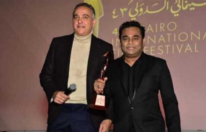 «القاهرة السينمائي» يكرم الموسيقي الهندي A.r rahman في دورته الـ43