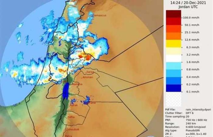 ارتفاع قليل في درجات الحرارة .. حالة الطقس في الأردن غدا الأحد 26-12-2021