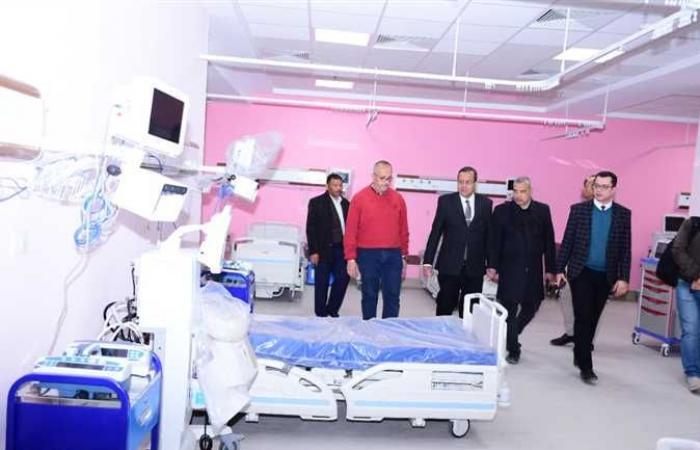 سوهاج: تركيب 13 جهازا طبيا ومفرمة للنفايات بالمستشفى الجامعي الجديد