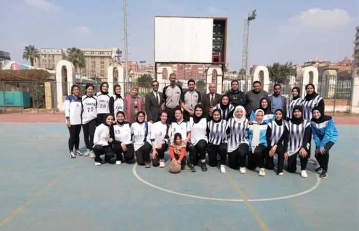 صعود منتخب جامعة طنطا لكرة السلة طالبات للمربع الذهبي في بطولة الجامعات