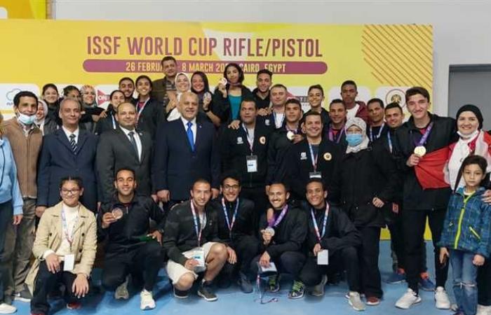الحضارة المصرية تُبهر رئيس الاتحاد الدولي ووفود بطولة كأس العالم للرماية