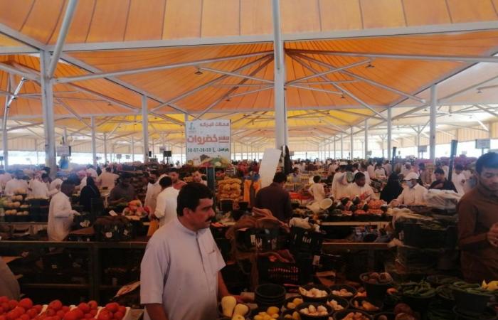 ازدحام أسواق الخضار قبل رمضان